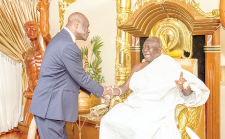 Gambian Chief Justice Visits Asantehene to Strengthen Ties