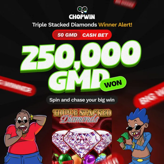 Gambia Player Hits 250,000 GMD Jackpot on Slot Game