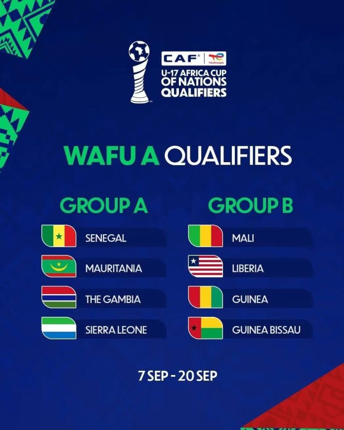 The Gambia Drawn into Tough WAFU A U-17 AFCON Qualifier Group