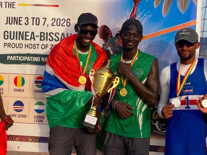 Gambian Duo Claims Zone II Beach Volleyball Title, Secures African Championship Berth